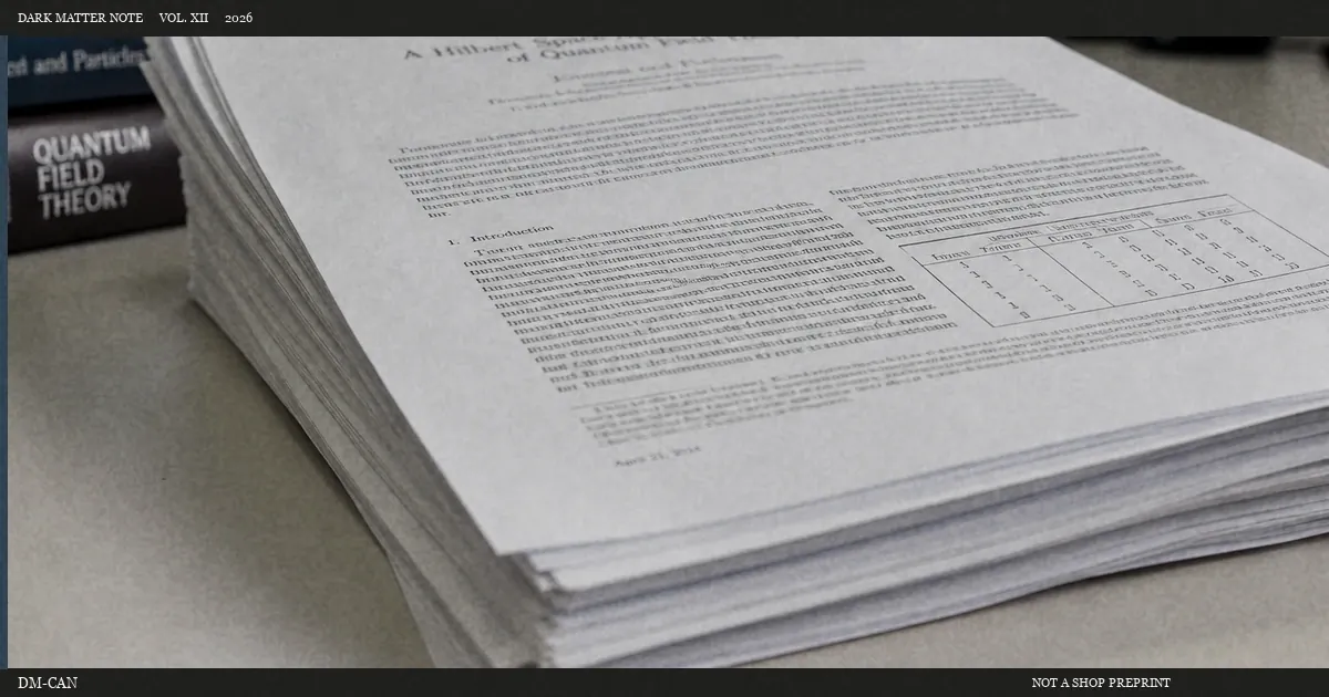 Stacked preprints beside canary versus revision notes